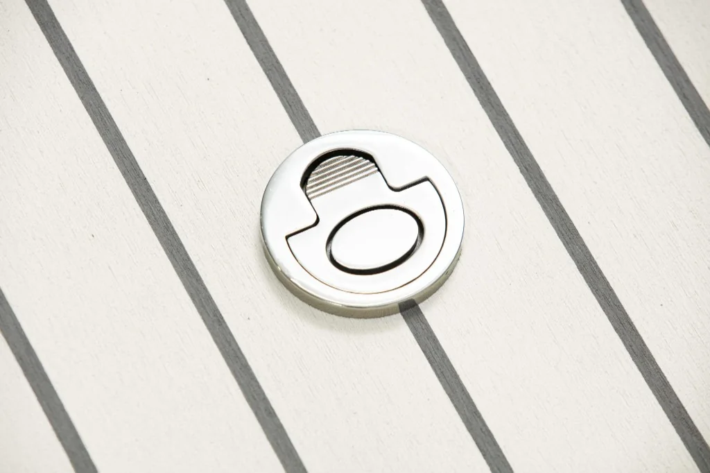 Chalk White Cleat Detail — Flexiteek manufacturer product inspiration