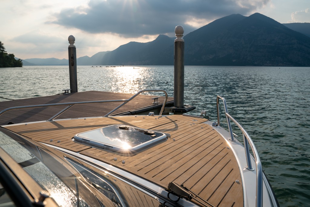 Quicksilver Iseo Lake — FlexiTeek synthetic teak installation
