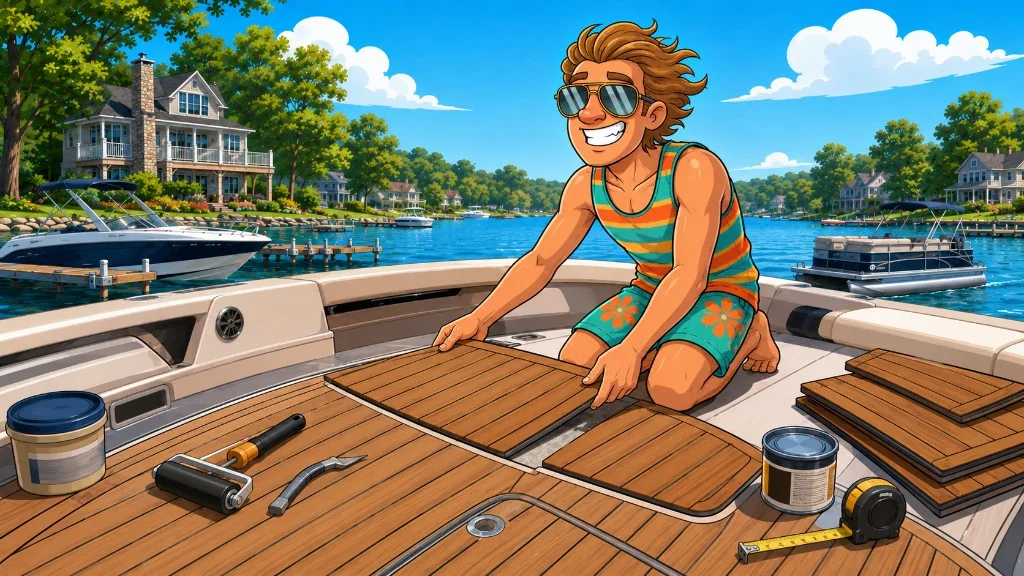 Wave Maker Craft illustrating a boat flooring upgrade